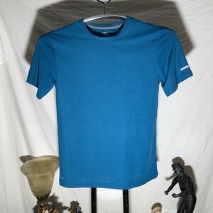 Athletic Works Teal-Blue Short Sleeve Performance Tee